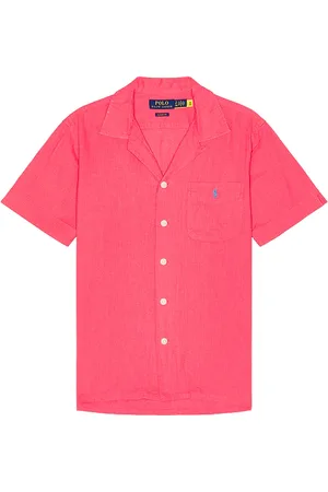 Ralph Lauren Short Sleeve Camp Pocket Sport Shirt in