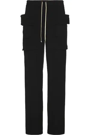 DRKSHDW BY RICK OWENS Creatch Wide Cargo Drawstring Pants in
