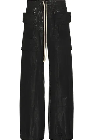 DRKSHDW BY RICK OWENS Creatch Wide Cargo Drawstring Pants in