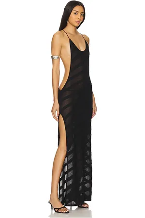 Jaded London Stripe Knit Maxi Dress in