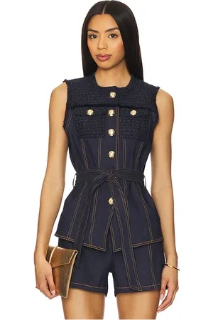 Cinq A Sept Braided Reenee Vest in