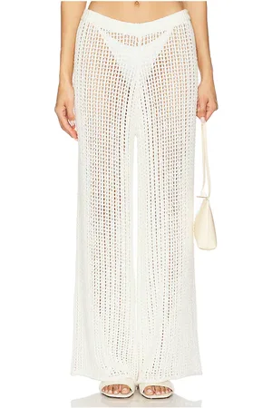 La Porte Mia Windowpane Knit Pant in