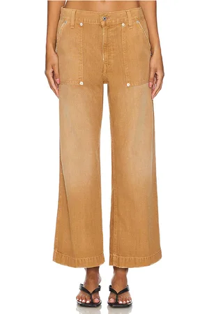 RE/DONE Cropped Baker Wide Leg in