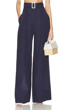 Matthew Bruch Wide Leg Pleated Pant in