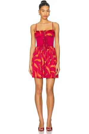 Leslie Amon Slip Corset Mini Dress in