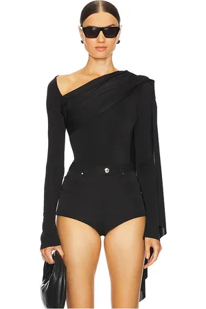Ceren Ocak Cape Detailed Bodysuit in