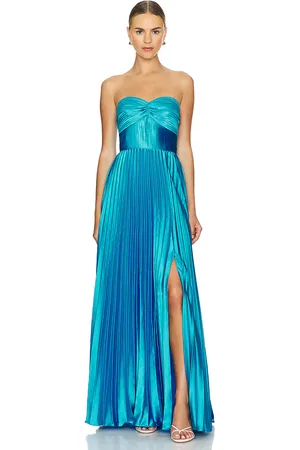 AMUR Stef Pleated Gown in