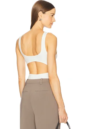 St Agni Rib Bateau Cut Out Top in