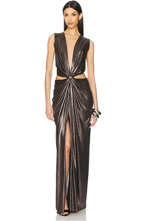 SID NEIGUM Floor Length Knot Dress in