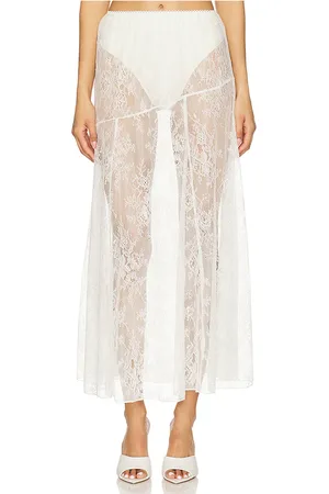Steve Madden Veera Skirt in Cloud Dancer in