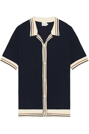 Bound Stevie Waffle Ribbed Knit Polo in