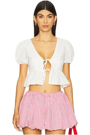 MORE TO COME Shiloh Puff Sleeve Top in