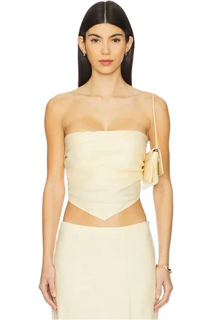 FAITHFULL THE BRAND X REVOLVE Antibes Strapless Top in