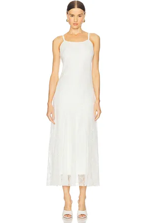 Steve Madden Veera Lace Dress in Cloud Dancer in
