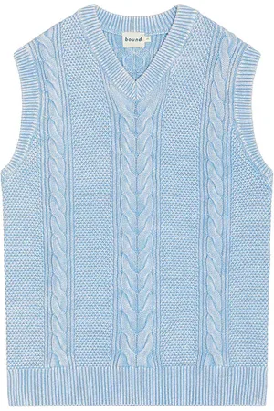 Bound Acid Wash Chain Vest in