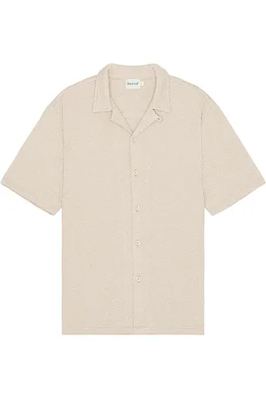 Bound Diamond Cuban Short Sleeve Shirt in