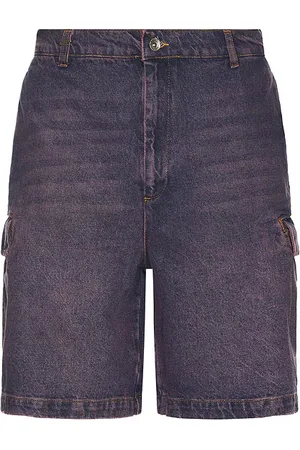 FLÂNEUR Denim Cargo Shorts in