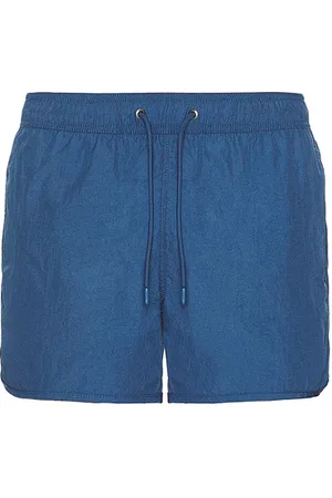 ONIA Nylon Crinkle 4 Scallop Swim Trunk in