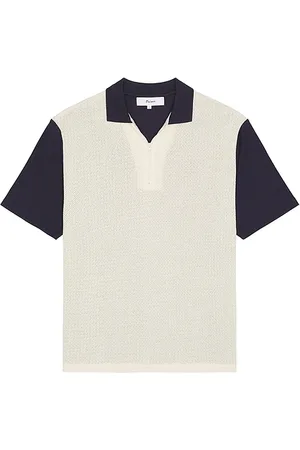 Palmes Textured Zip Polo in