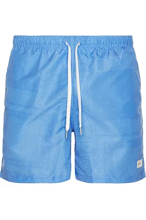 Bather Cornflower Tonal Bandana Swim Trunks in