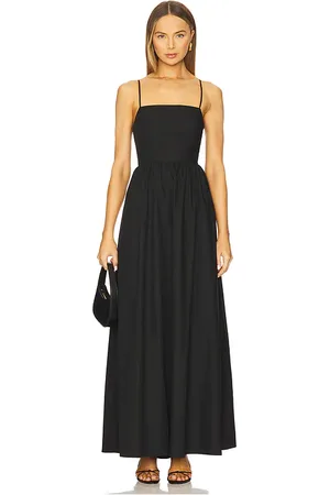 Susana Monaco Poplin Lace Up String Maxi Dress in