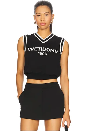 We11 Done Basketball Knit Vest in