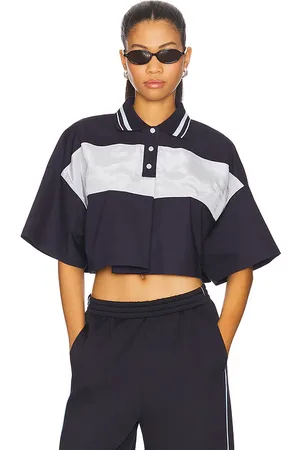 We11 Done Cropped Polo Top in