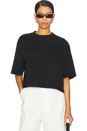 ANINE BING Myers Cropped Tee in