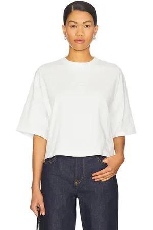 ANINE BING Myers Cropped Tee in