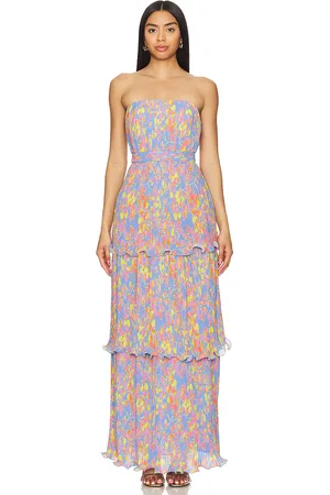 AMUR Laine Tiered Gown in
