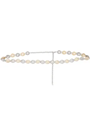 Ettika Polished Pebble Mixed Metal Belt in