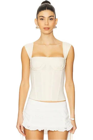 WeWoreWhat Ruched Cup Corset in