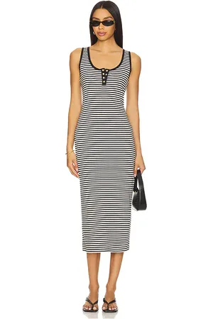 ANINE BING Alessia Tank Midi Dress in