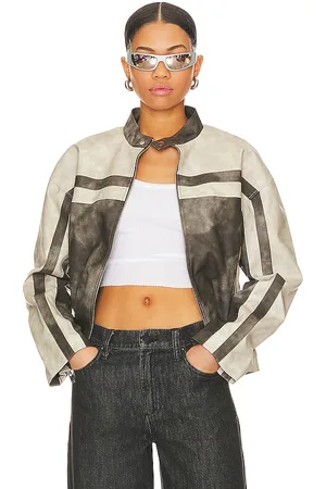 superdown Katrina Faux Leather Moto Jacket in