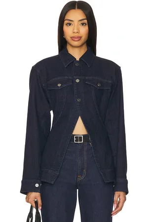 AFRM The Peplum Denim Jacket in