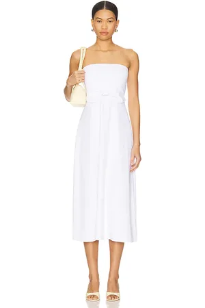 Susana Monaco Strapless Bow Midi Dress in