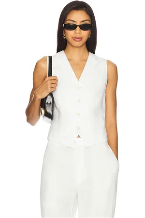 Ralph Lauren Linen Pauline Vest in