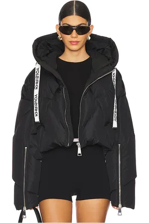 Khrisjoy Crop Iconic Puffer Jacket in