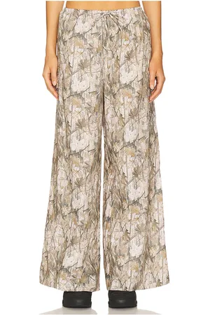 Montce Cargo Drawstring Wide Leg Pant in
