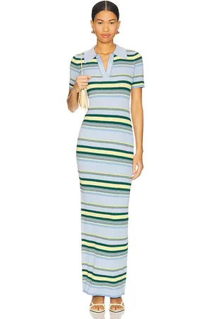 MONSE Striped Maxi Dress in