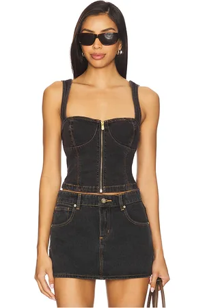 ABrand Cara Denim Top in