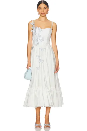 PATBO Butterfly Midi Dress in