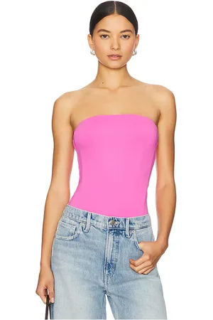 GOOD AMERICAN Scuba Corset Strapless Bodysuit in