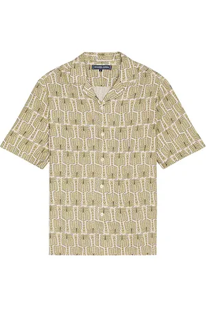 Frescobol Carioca Roberto Palmeira Printed Linen Shirt in