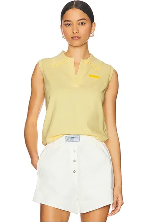 MONSE Knitted Polo Top in