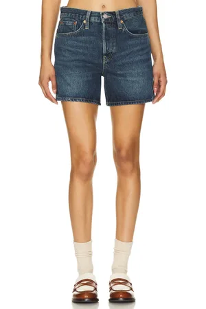 RE/DONE Mid Rise Boy Short in