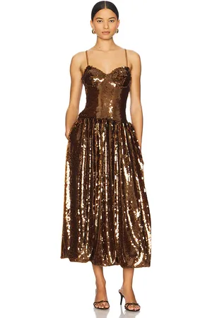PATBO Sequin Midi Dress in