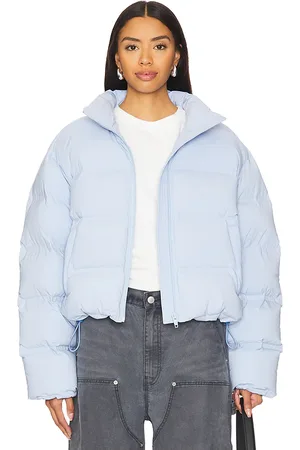 Alexander Wang Jacquard Channel Cropped Puffer in . Size XL (also in XS).