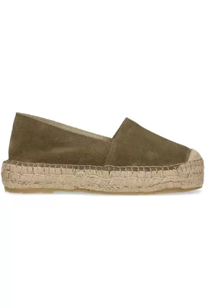 Sacha Dames Espadrilles - Groene platform espadrilles