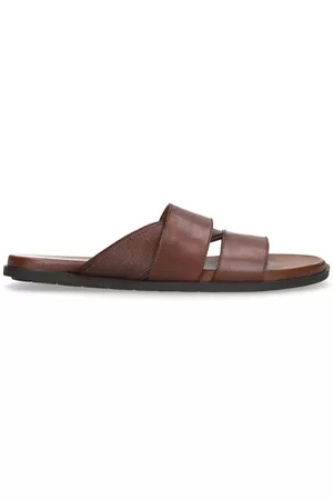 Sacha Leren cognac sandalen